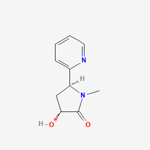 (3R,5S)-3-hydroxy-1-methyl-5-pyridin-2-ylpyrrolidin-2-one