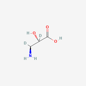 (2S,3S)-3-amino-2,3-dideuterio-2-hydroxypropanoic acid