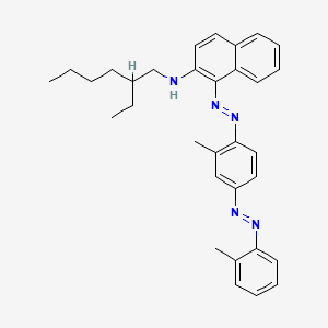 N-(2-ethylhexyl)-1-({2-methyl-4-[(2-methylphenyl)diazenyl]phenyl}diazenyl)naphthalen-2-amine