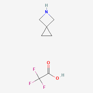 molecular formula C7H10F3NO2 B1382607 5-Azaspiro[2.3]hexane trifluoroacetate CAS No. 1466514-80-6