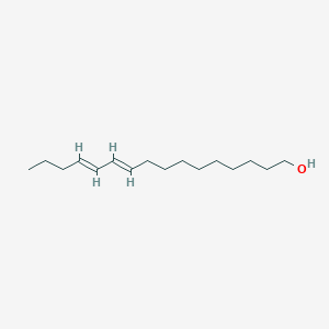 molecular formula C16H30O B138261 10,12-十六碳二烯-1-醇 CAS No. 765-19-5