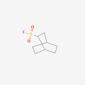 molecular formula C8H13FO2S B1382615 Bicyclo[2.2.2]octane-2-sulfonyl fluoride CAS No. 827-18-9