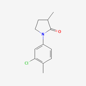 1-(3-Chloro-4-methylphenyl)-3-methylpyrrolidin-2-one