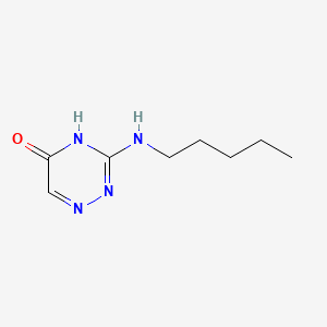 3-(pentylamino)-2H-1,2,4-triazin-5-one