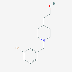 molecular formula C14H20BrNO B1382621 2-(1-(3-Bromobenzyl)piperidin-4-yl)ethan-1-ol CAS No. 2029242-89-3