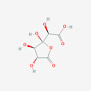 (2R)-2-hydroxy-2-[(2S,3R,4R)-2,3,4-trihydroxy-5-oxooxolan-2-yl]acetic acid