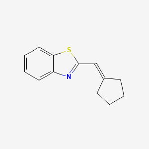 2-(Cyclopentylidenemethyl)-1,3-benzothiazole