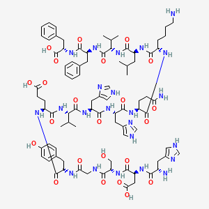 molecular formula C86H119N23O23 B13826329 Amyloid beta-protein(6-20) 