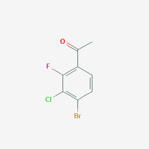 1-(4-Bromo-3-chloro-2-fluorophenyl)ethanone
