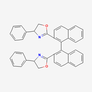 (4S,4'S)-2,2'-(1S)-[1,1'-Binaphthalene]-2,2'-diylbis[4,5-dihydro-4-phenyloxazole]