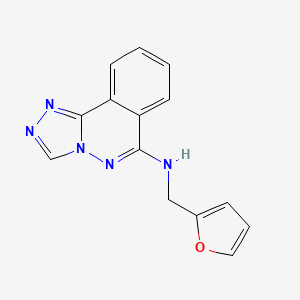 molecular formula C14H11N5O B13826407 N-(furan-2-ylmethyl)[1,2,4]triazolo[3,4-a]phthalazin-6-amine 