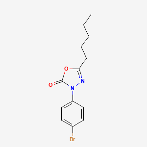 3-(4-Bromophenyl)-5-pentyl-1,3,4-oxadiazol-2(3H)-one