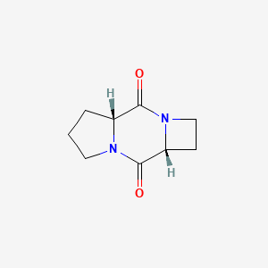 4H-Azeto[1,2-a]pyrrolo[1,2-d]pyrazine-4,9(2H)-dione,hexahydro-,(4aR-cis)-(9CI)