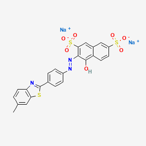 molecular formula C24H15N3Na2O7S3 B13826540 Geranine G CAS No. 8003-84-7