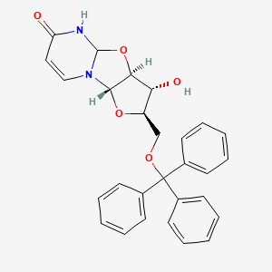 2,2'-Anhydro-1-(5'-O-triphenylmethyl-beta-D-arabinofuranosyl)-uracil