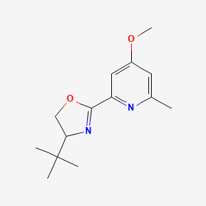 4-(tert-Butyl)-2-(4-methoxy-6-methylpyridin-2-yl)-4,5-dihydrooxazole