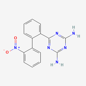 s-Triazine, 2,4-diamino-6-(2'-nitro-2-biphenylyl)-