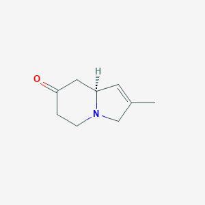 7(3H)-Indolizinone,5,6,8,8a-tetrahydro-2-methyl-,(8aS)-(9CI)