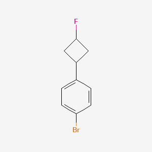 molecular formula C10H10BrF B1382662 1-Bromo-4-(3-fluorocyclobutyl)benzene CAS No. 1892592-56-1