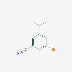 molecular formula C10H10BrN B1382663 3-Bromo-5-isopropylbenzonitrile CAS No. 1369854-24-9