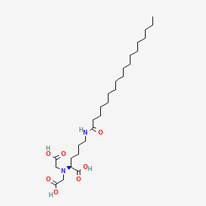 (S)-2,2'-((1-Carboxy-5-stearamidopentyl)azanediyl)diacetic acid