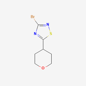 3-Bromo-5-(oxan-4-yl)-1,2,4-thiadiazole