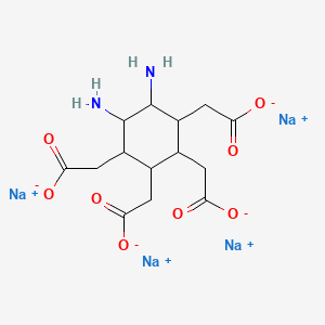 Tetrasodium;2-[3,4-diamino-2,5,6-tris(carboxylatomethyl)cyclohexyl]acetate