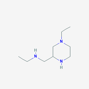 N-[(4-Ethylpiperazin-2-YL)methyl]ethanamine