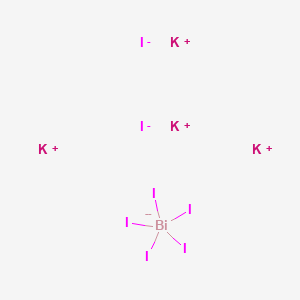 Tetrapotassium;pentaiodobismuth(2-);diiodide