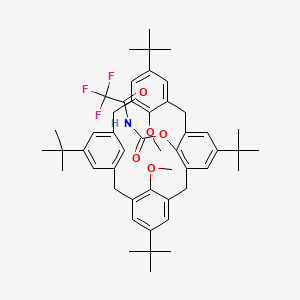 25,27-Dimethoxy-26-(n-trifluoroacetyl)carbamoyloxy-p-tert-butylcalix[4]arene