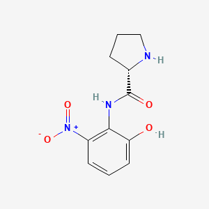 (2S)-N-(2-hydroxy-6-nitrophenyl)pyrrolidine-2-carboxamide