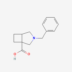 3-Benzyl-3-azabicyclo[3.2.0]heptane-1-carboxylic acid