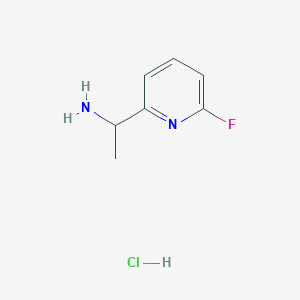 1-(6-Fluoropyridin-2-yl)ethanamine;hydrochloride