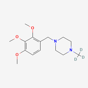 N-(Methyl-d3) Trimetazidine Dihydrochloride