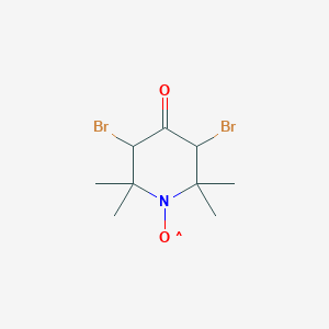 3,5-Dibromo-4-oxo-2,2,6,6-tetramethylpiperidin-1-yl