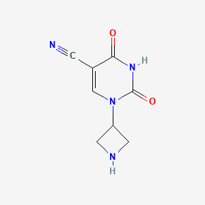 1-(Azetidin-3-yl)-2,4-dioxo-1,2,3,4-tetrahydropyrimidine-5-carbonitrile