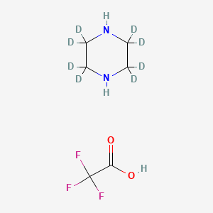 2,2,3,3,5,5,6,6-Octadeuteriopiperazine;2,2,2-trifluoroacetic acid