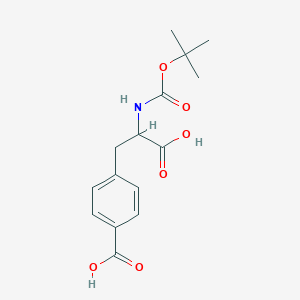 Phenylalanine,4-carboxy-N-[(1,1-dimethylethoxy)carbonyl]-