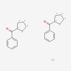 Ketone, cyclopentadienyl phenyl, iron deriv. (7CI); 1,1'-Dibenzoylferrocene; Dibenzoylferrocene