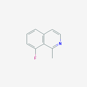 molecular formula C10H8FN B1382726 8-氟-1-甲基异喹啉 CAS No. 31181-27-8