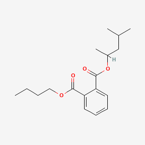 molecular formula C18H26O4 B13827267 Phthalic acid, butyl 4-methylpent-2-yl ester 