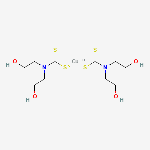 Bis(2-Hydroxyethyl)dithiocarbamic acid copper salt