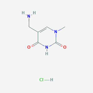 5-(aminomethyl)-1-methylpyrimidine-2,4(1H,3H)-dione hydrochloride