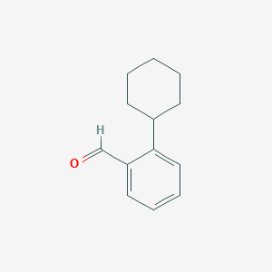 molecular formula C13H16O B138273 2-环己基苯甲醛 CAS No. 128323-04-6