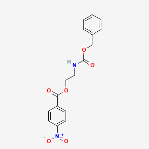 molecular formula C17H16N2O6 B13827322 Z-beta-Ala-ONp 