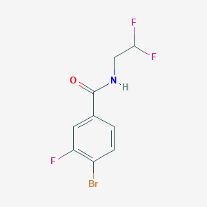 4-Bromo-N-(2,2-difluoroethyl)-3-fluorobenzamide