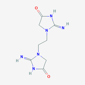 2-Imino-1-[2-(2-imino-4-oxoimidazolidin-1-yl)ethyl]imidazolidin-4-one