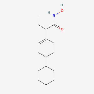 Butyrohydroxamic acid, 2-(4-cyclohexyl-1-cyclohexen-1-yl)-