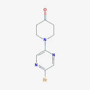 1-(5-Bromopyrazin-2-yl)piperidin-4-one
