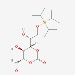 (4S,5S,6S)-5-hydroxy-6-((R)-1-hydroxy-2-(triisopropylsilyloxy)ethyl)-2-oxo-1,3-dioxane-4-carbaldehyde